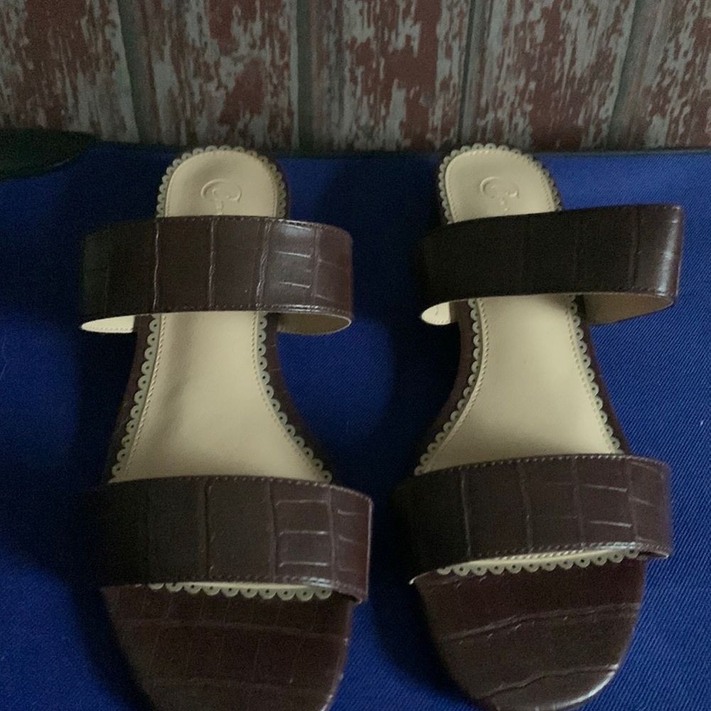 Brand new brown sandals